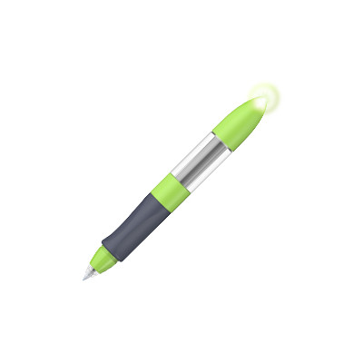 Rašiklis SCHNEIDER BASE SENSO, žalios spalvos (tinka ir kairiarankiams)-Rašikliai-Rašymo