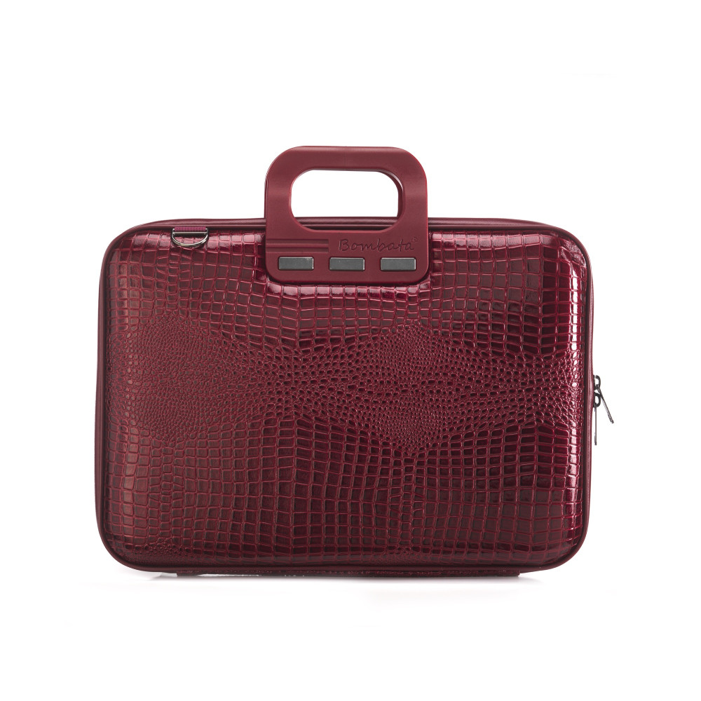Kompiuterio krepšys BOMBATA Shiny Cocco 15'6, burgundiška raudona sp.-Kompiuterių krepšiai ir
