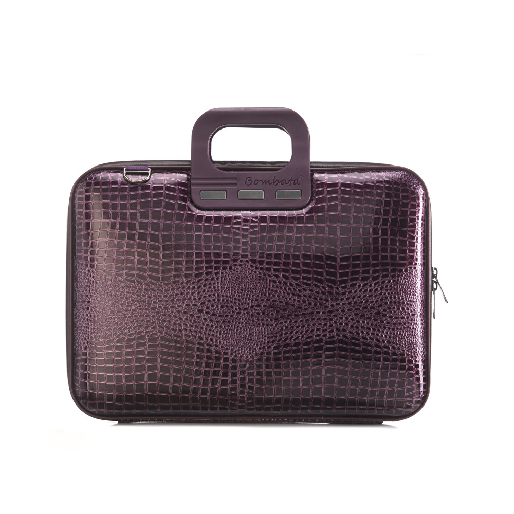 Kompiuterio krepšys BOMBATA Shiny Cocco 15'6, violetinė sp.-Kompiuterių krepšiai ir