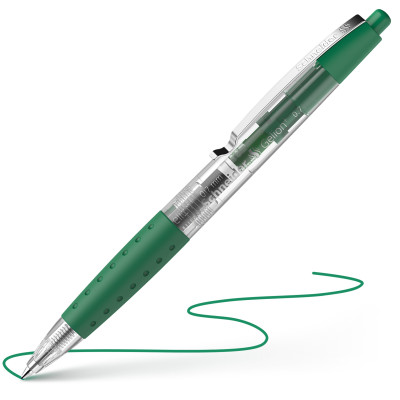 Automatinis rašiklis SCHNEIDER GELION 1, 0,7/0,4 mm, žalia-Rašikliai-Rašymo priemonės