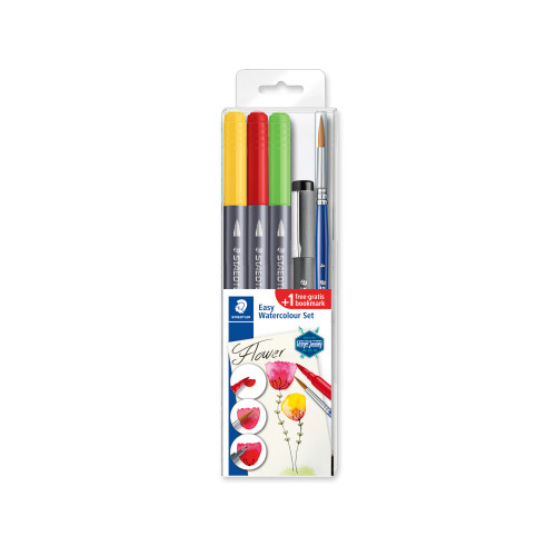 Kūrybinis rinkinys STAEDTLER 3001 STB5-2, 3 spalvų žymekliai, rašiklis ir