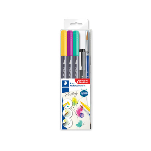 Kūrybinis rinkinys STAEDTLER 3001 STB5-3, 3 spalvų žymekliai, rašiklis ir