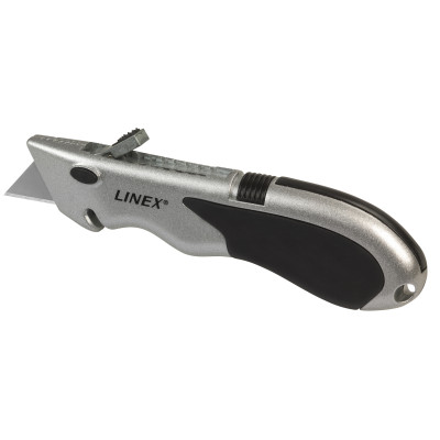 Maketavimo peilis LINEX Safety, sidabrinės sp.-Maketavimo peiliukai, ašmenys-Smulkios