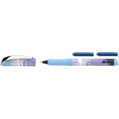 Rašiklis SCHNEIDER Inx Sportive, plastikinis purpurinis korpusas, blisteryje-Rašikliai-Rašymo