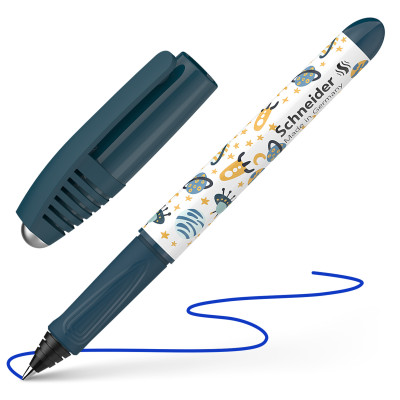 Rašiklis SCHNEIDER Zippi, plastikinis mėlynas korpusas, mėlynas rašalas-Rašikliai-Rašymo