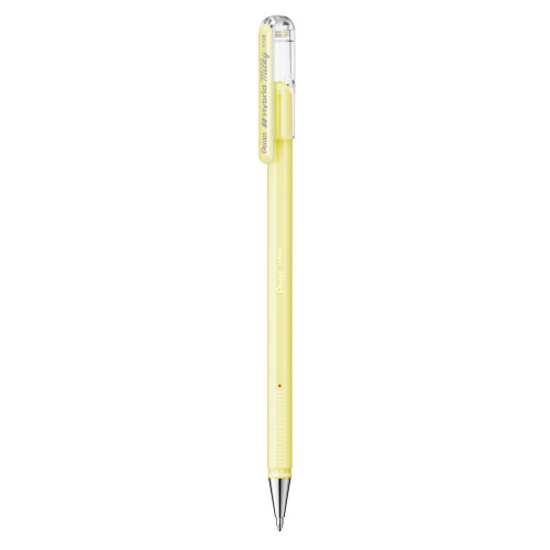Gelinis rašiklis PENTEL Hybrid, geltonos sp.-Rašikliai-Rašymo priemonės