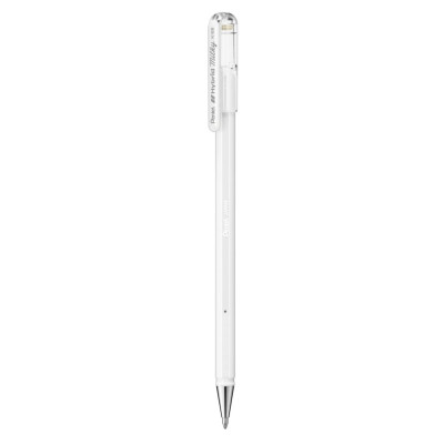 Gelinis rašiklis PENTEL Hybrid, baltos sp.-Rašikliai-Rašymo priemonės