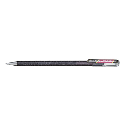 Gelinis rašiklis PENTEL Hybrid, juodos ir raudonos sp.-Rašikliai-Rašymo priemonės