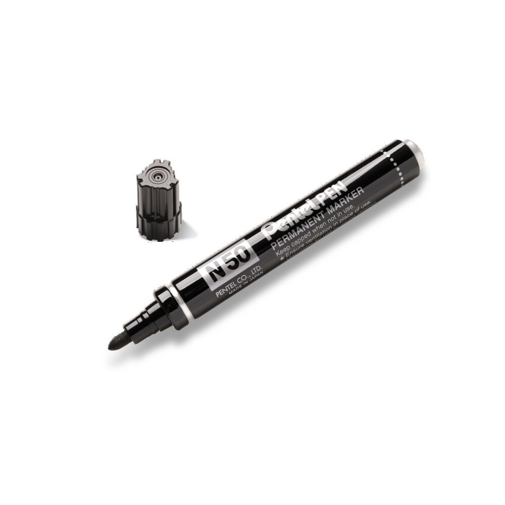 Permanentinis žymeklis Pentel Tool Pen N50, 3 mm, 4 vnt., įvairių spalvų-Žymekliai-Rašymo