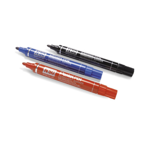 Permanentinis žymeklis Pentel Tool Pen N50, 3 mm, 4 vnt., įvairių spalvų-Žymekliai-Rašymo