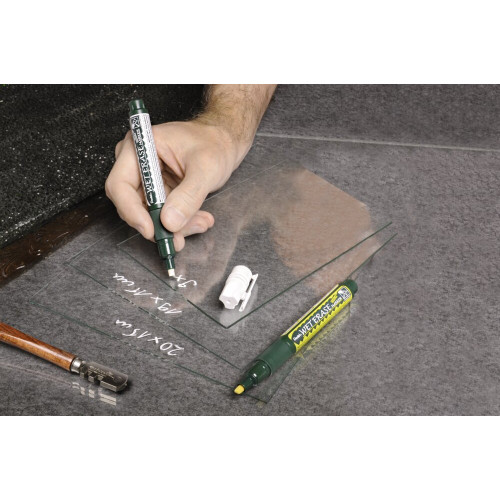 Žymeklis Pentel Tool Glass- and Chalk Wet Erase, 1,5–4 mm, 4 vnt., įvairios