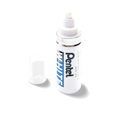 Permanentinis Žymeklis Pentel Tool Paint White, 3 mm, 1x baltas-Žymekliai-Rašymo priemonės
