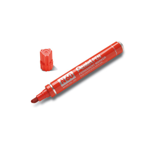 Permanentinis Žymeklis Pentel Pen N60, 1,5 - 7 mm, 4 vnt., įvairių spalvų-Žymekliai-Rašymo
