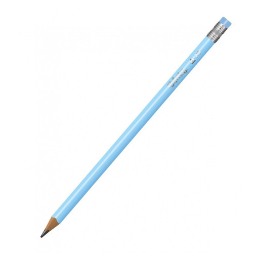 Pieštukas su trintuku COLORINO Pastel, su pastelinių spalvų korpusu-Pieštukai-Rašymo priemonės