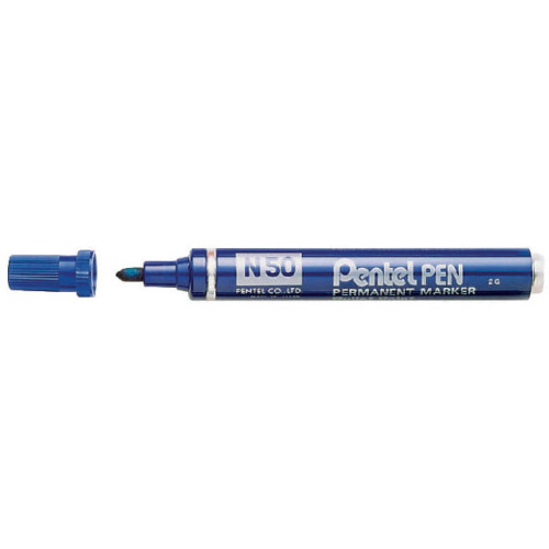 Permanent marker N50, 2.0 mm, blue-Žymekliai-Rašymo priemonės