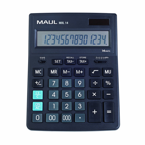 Stalinis skaičiuotuvas MAUL MXL 14, 14 skaitmenų ekranas, su tax funkcija-Staliniai