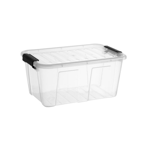 Dėžė Home Box, su dangčiu, PPR/PPC, 8 l, 34,5 x 22,5 cm, H 15,8 cm, vnt-Archyvavimo dėžės ir