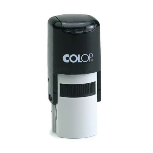 Antspaudas Printer R24 COLOP, juodas korpusas su bespalve pagalvėle-Antspaudų