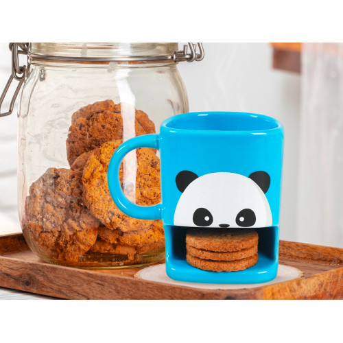 Puodelis Itotal Panda, su sausainių skyreliu, 250ml-Kita-Verslo dovanos