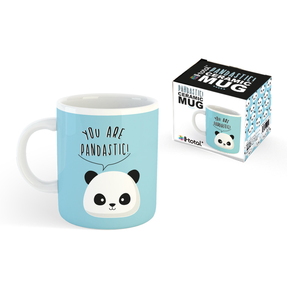 Keramikinis puodelis Itotal Panda, 295ml-Kita-Verslo dovanos