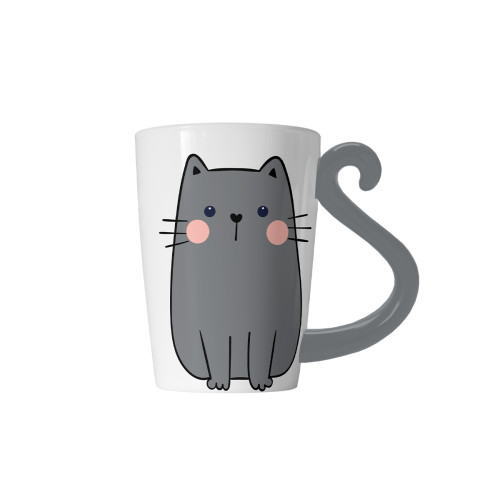 Puodelis Itotal Grey Cat-Kita-Verslo dovanos