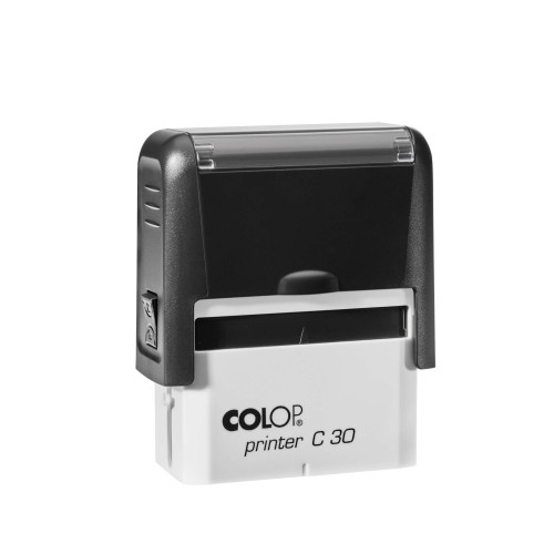 Antspaudas COLOP Printer C30, juodas korpusas, juoda pagalvėlė-Antspaudų korpusai-Antspaudai