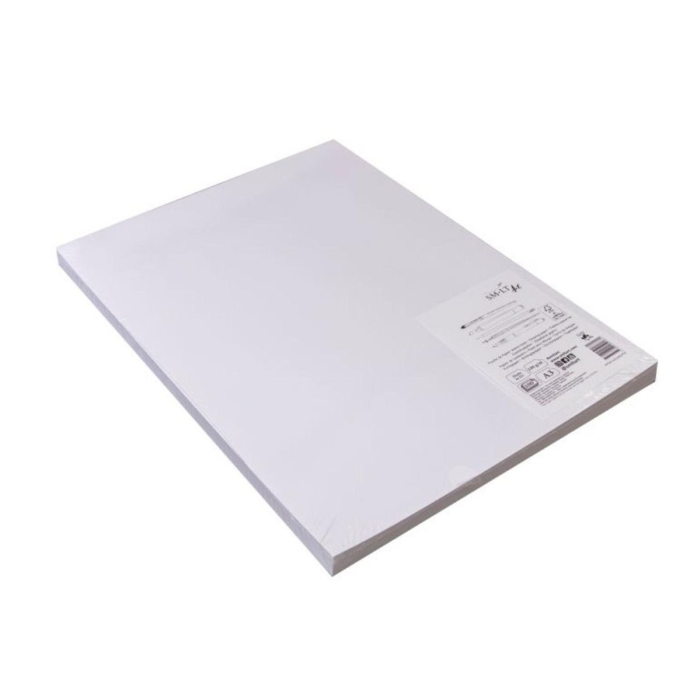 Piešimo popierius SMLT, A3, 190 g/m2, 100 lapų / FSC-Piešimo popierius-Piešimo popierius