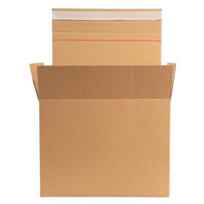 Pakavimo dėžė su lipnia juostele, 250x160x65 mm-Vokai siuntiniams, dėžės-Pakavimo priemonės