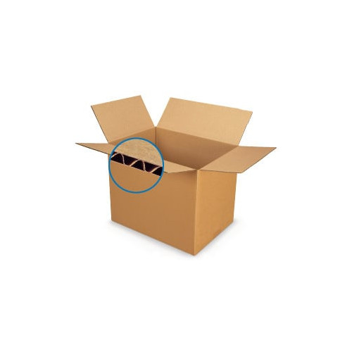 Stačiakampio formos dėžė, 125x125x125 mm-Vokai siuntiniams, dėžės-Pakavimo priemonės