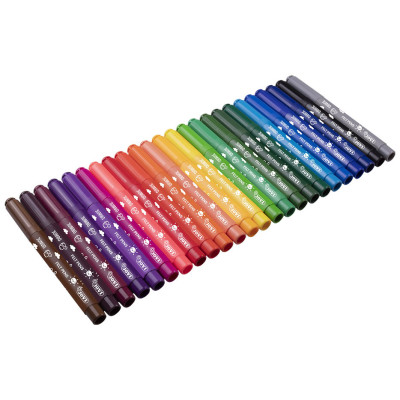 Stori flomasteriai JOVI MAXI, 24 spalvų rinkinys-Flomasteriai-Piešimo priemonės