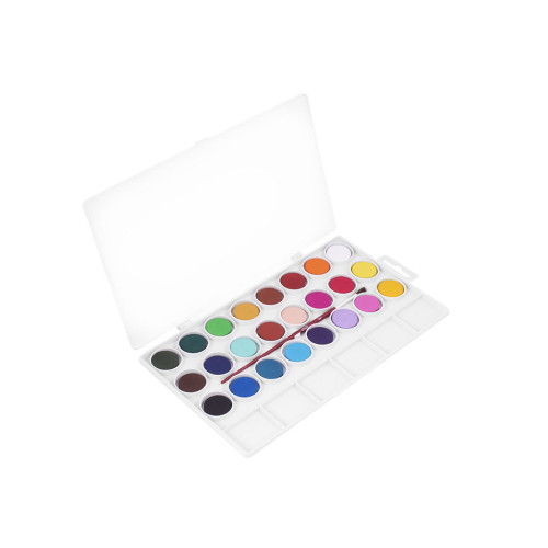 Akvareliniai dažai JOVI, 24 spalvų rinkinys-Dažai-Piešimo priemonės