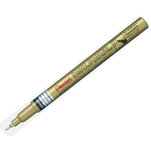PENTEL Paint Marker žymeklis, 0,6 mm, auksinis-Žymekliai-Rašymo priemonės