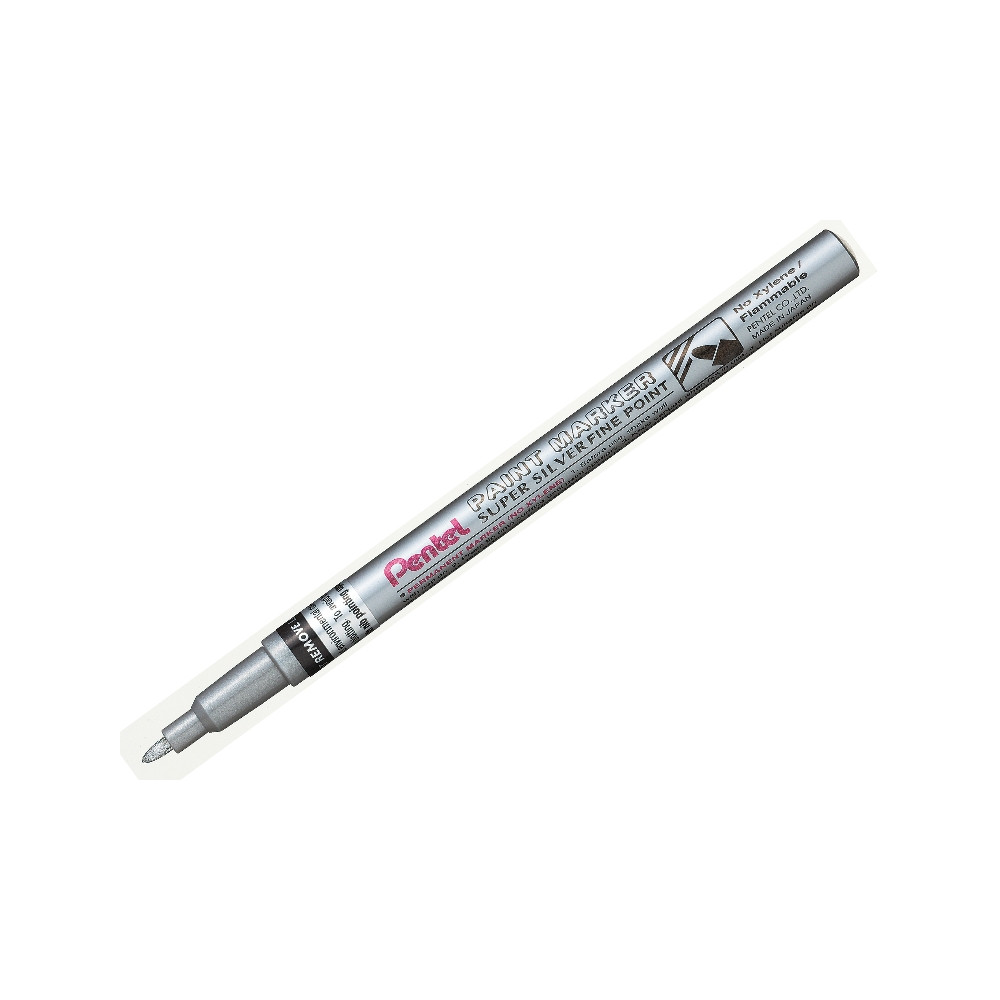 PENTEL Paint Marker žymeklis, 2,9 mm, sidabrinis-Žymekliai-Rašymo priemonės