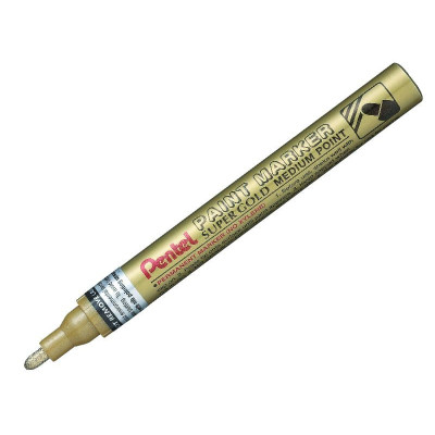 PENTEL Paint Marker žymeklis, 4,6 mm, auksinis-Žymekliai-Rašymo priemonės