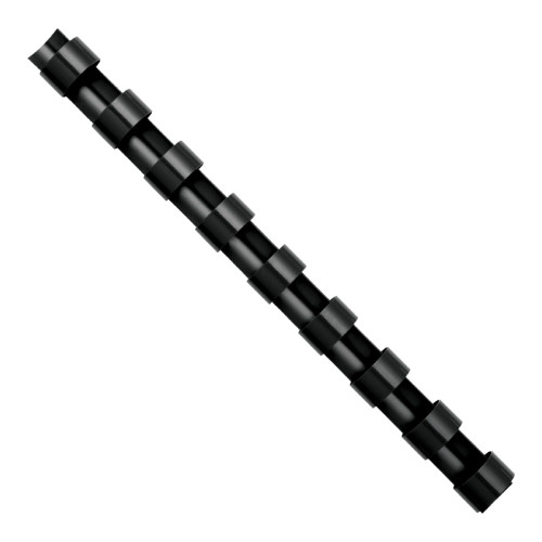 Plastikinė įrišimo spiralė FELLOWES, 10mm, juoda, 100vnt-Įrišimo spiralės