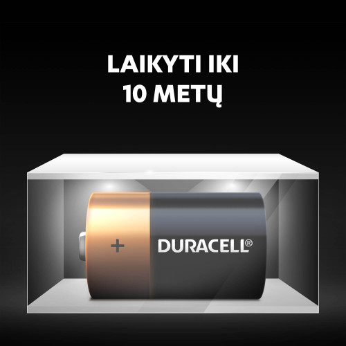 Baterijos DURACELL D, LR20, 2vnt-Kiti elementai-Elementai