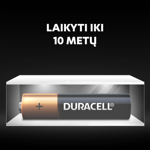 Baterijos DURACELL AAA, LR03, 4vnt-Baterijos AA, AAA-Elementai