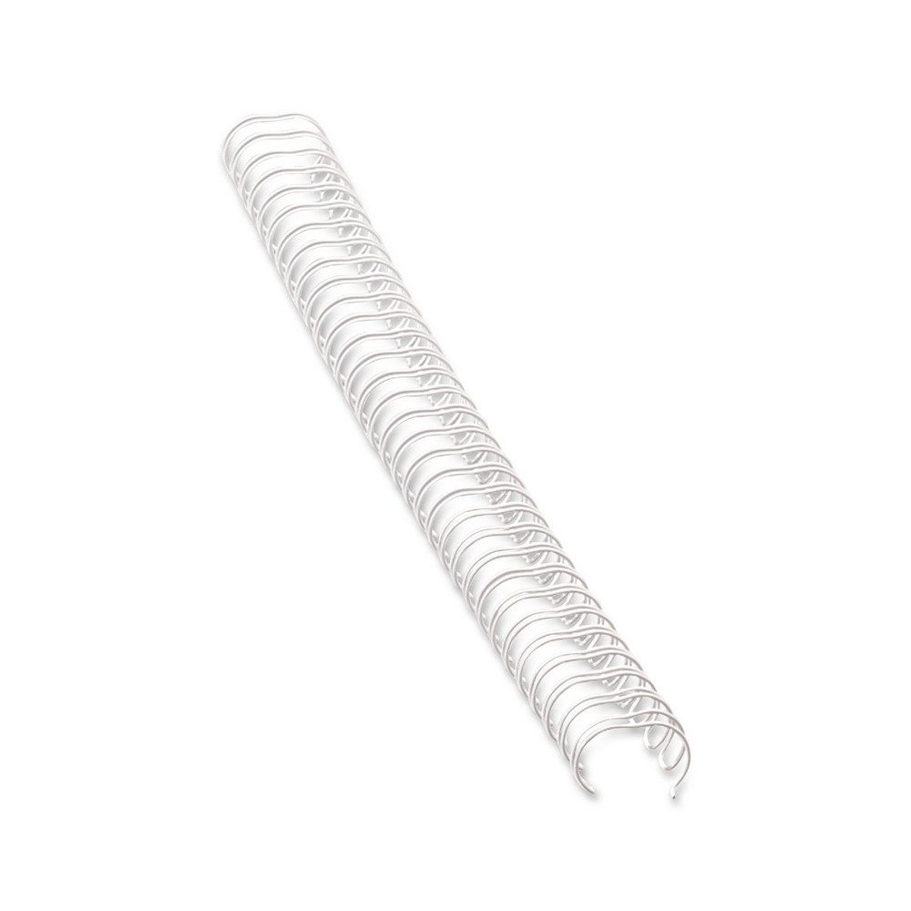Metalinės spiralės Fellowes, 10 mm, 100 vnt., balta-Įrišimo spiralės, viršeliai-Laminavimo