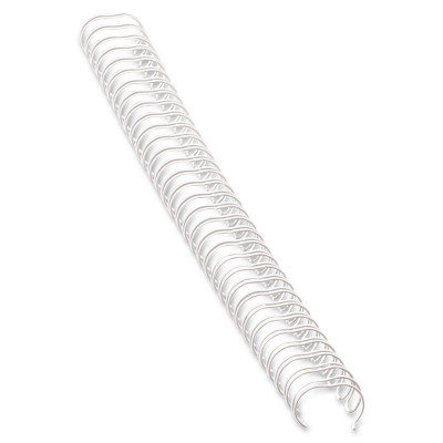 Metalinė įrišimo spiralė FELLOWES, 12 mm, Balta, 100 vnt.-Įrišimo spiralės