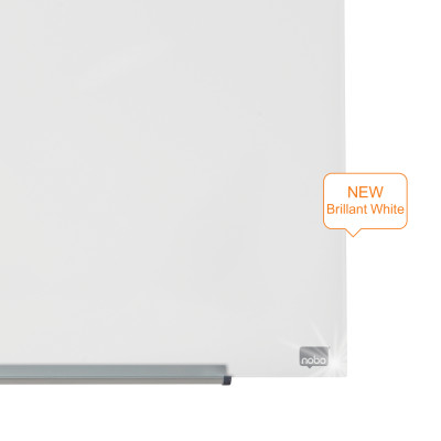 Stiklinė baltoji magnetinė lenta Nobo Impression Pro, plačiaekranė 31", 68x38 cm-Stiklinės