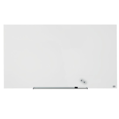 Stiklinė baltoji magnetinė lenta Nobo Impression Pro, plačiaekranė 57", 126x71 cm-Stiklinės