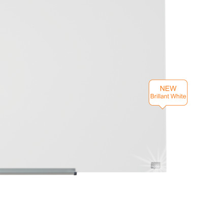 Stiklinė baltoji magnetinė lenta Nobo Impression Pro, plačiaekranė 45", 99x56 cm-Stiklinės