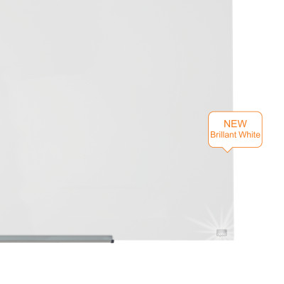 Stiklinė baltoji magnetinė lenta Nobo Impression Pro, plačiaekranė 57", 126x71 cm-Stiklinės