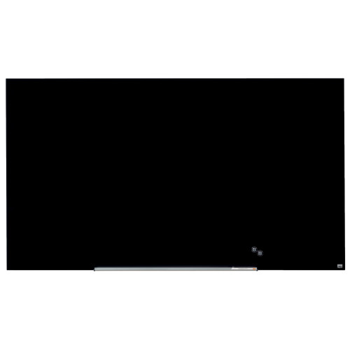 Stiklinė magnetinė lenta NOBO Impression Pro, plačiaekranė 85", 188x106 cm, juoda