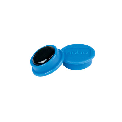 Magnetai NOBO, 20 mm, 8 vnt., mėlyna sp.-Rodyklės, magnetai, smeigtukai, kiti
