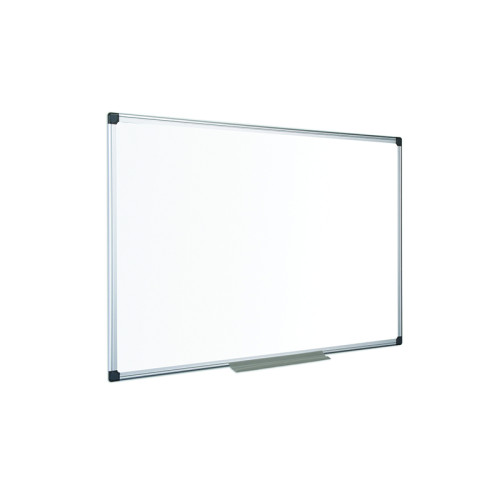 Emaliuota baltoji magnetinė lenta BI-OFFICE MAYA 90x60, aliuminio rėmas-Magnetinės ir rašymo
