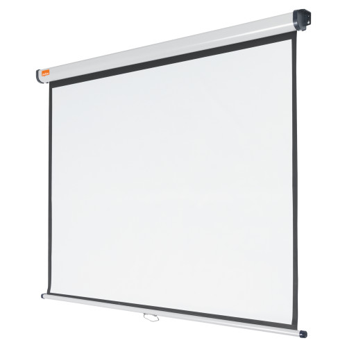 Sieninis projektoriaus ekranas NOBO, 150x114 cm, 4:3, baltas matinis-Projekciniai