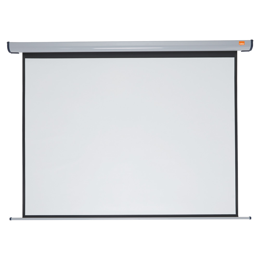 Elektrinis projektoriaus ekranas NOBO, 192x144 cm-Projekciniai ekranai-Konferencijų įranga ir