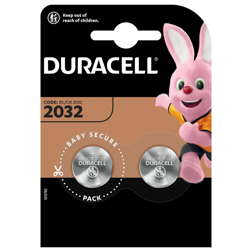 Baterijos DURACELL 2032, 2vnt-Kiti elementai-Elementai