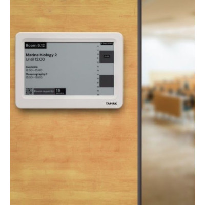 Susitikimų kambario užimtumo ekranas Tapirx - 7.5" + wifi-Įeigos sistemos-Kompiuterių priedai